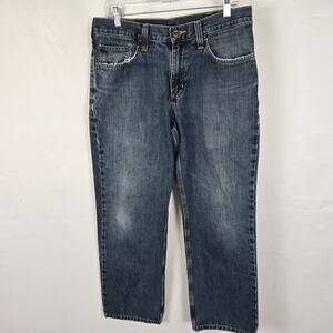 Carhartt Jeans Men's 32 x 30 *** Blue Medium Wash Relaxed Fit